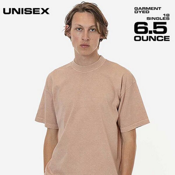 6.5oz Garment Dye Crew Neck T-Shirt Thumbnail