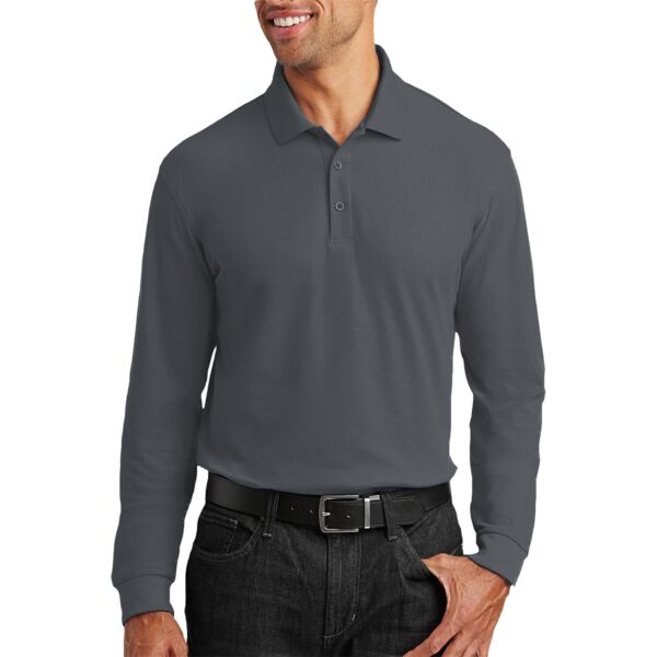 Long Sleeve Core Classic Pique Polo Thumbnail