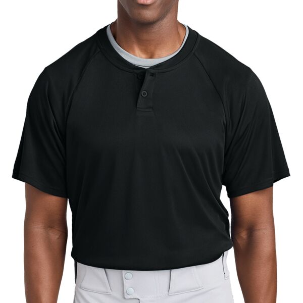 PosiCharge ® Competitor 2 Button Henley Thumbnail