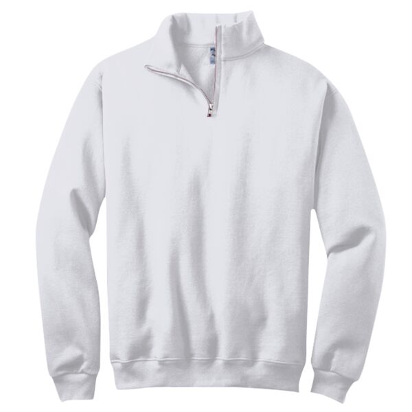 NuBlend ® 1/4 Zip Cadet Collar Sweatshirt Thumbnail