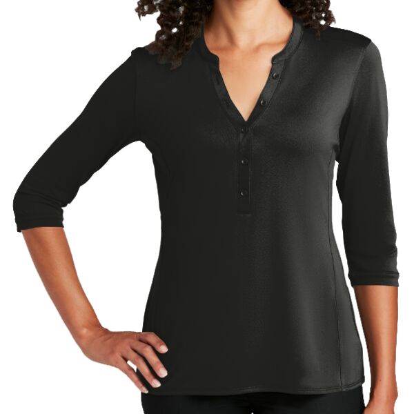 ® Ladies UV Choice Pique Henley Thumbnail
