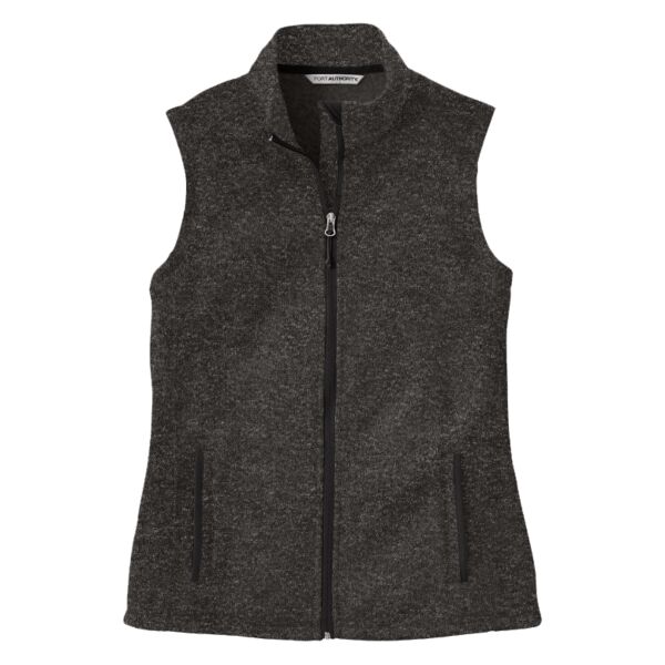 ® Ladies Sweater Fleece Vest Thumbnail