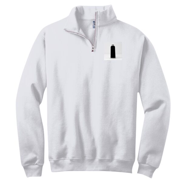 NuBlend ® 1/4 Zip Cadet Collar Sweatshirt Thumbnail