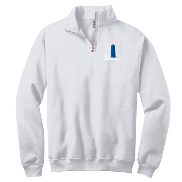 NuBlend ® 1/4 Zip Cadet Collar Sweatshirt Thumbnail