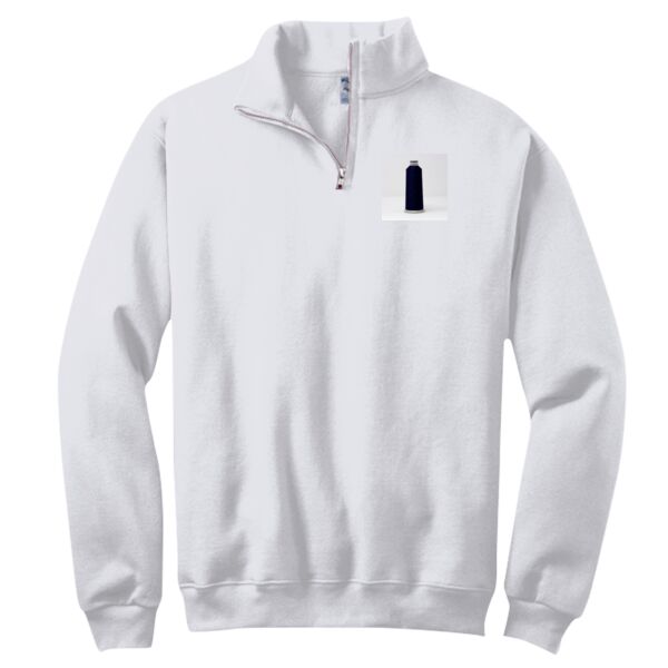NuBlend ® 1/4 Zip Cadet Collar Sweatshirt Thumbnail
