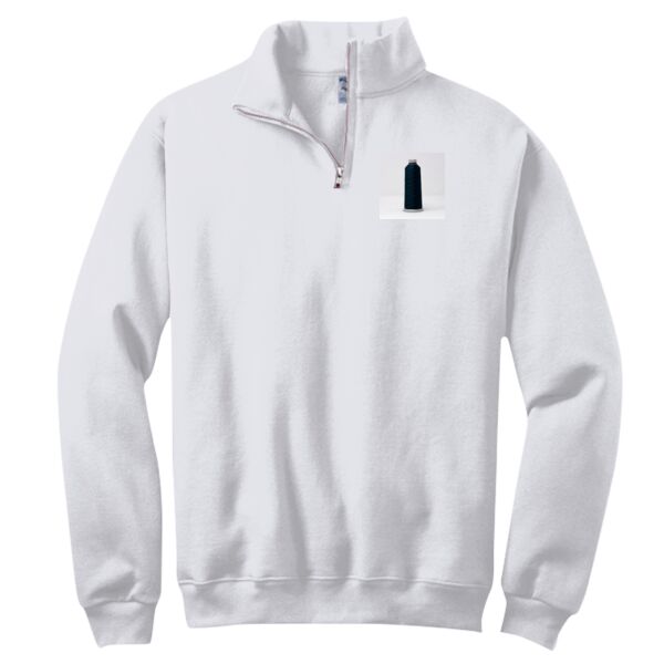 NuBlend ® 1/4 Zip Cadet Collar Sweatshirt Thumbnail