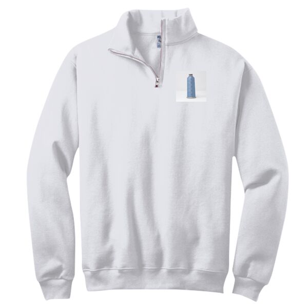 NuBlend ® 1/4 Zip Cadet Collar Sweatshirt Thumbnail