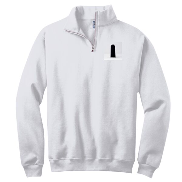 NuBlend ® 1/4 Zip Cadet Collar Sweatshirt Thumbnail
