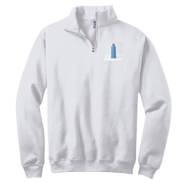 NuBlend ® 1/4 Zip Cadet Collar Sweatshirt Thumbnail