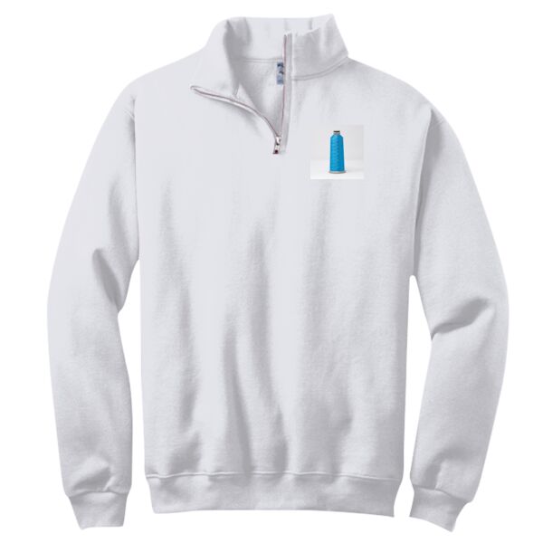 NuBlend ® 1/4 Zip Cadet Collar Sweatshirt Thumbnail