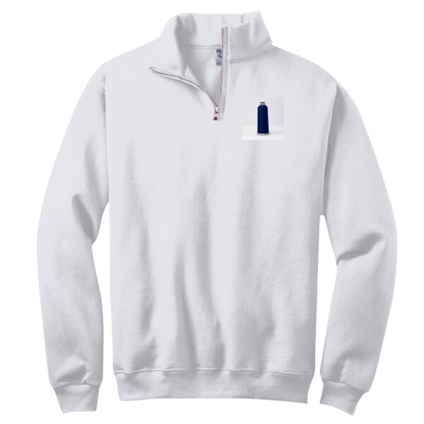 NuBlend ® 1/4 Zip Cadet Collar Sweatshirt Thumbnail