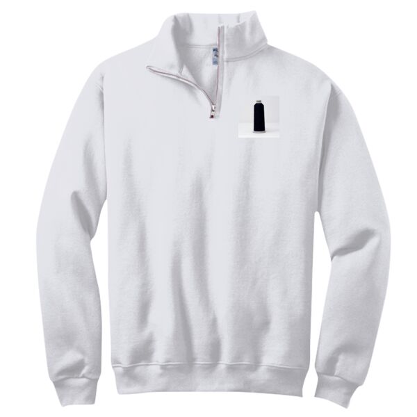 NuBlend ® 1/4 Zip Cadet Collar Sweatshirt Thumbnail