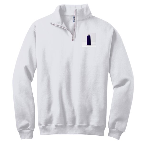 NuBlend ® 1/4 Zip Cadet Collar Sweatshirt Thumbnail