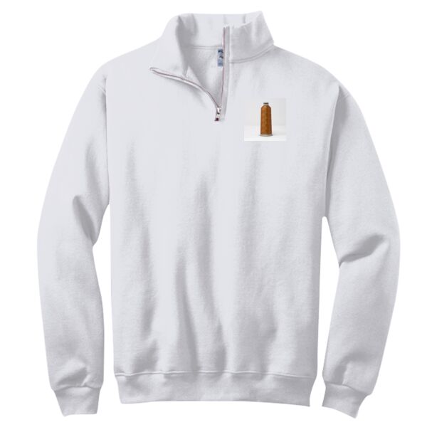 NuBlend ® 1/4 Zip Cadet Collar Sweatshirt Thumbnail
