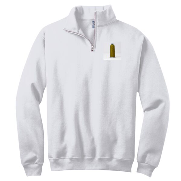 NuBlend ® 1/4 Zip Cadet Collar Sweatshirt Thumbnail