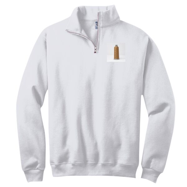 NuBlend ® 1/4 Zip Cadet Collar Sweatshirt Thumbnail