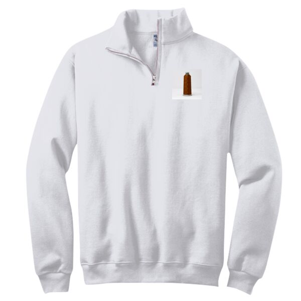 NuBlend ® 1/4 Zip Cadet Collar Sweatshirt Thumbnail