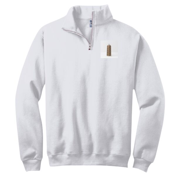 NuBlend ® 1/4 Zip Cadet Collar Sweatshirt Thumbnail