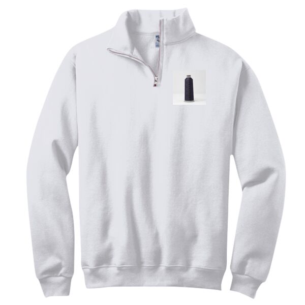 NuBlend ® 1/4 Zip Cadet Collar Sweatshirt Thumbnail