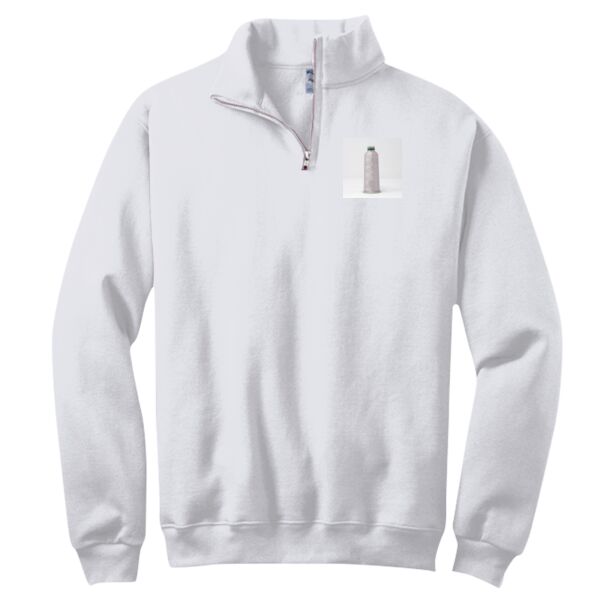 NuBlend ® 1/4 Zip Cadet Collar Sweatshirt Thumbnail
