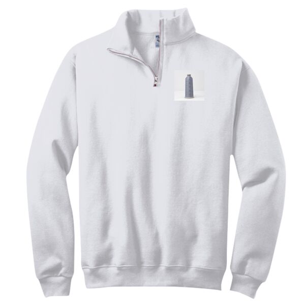 NuBlend ® 1/4 Zip Cadet Collar Sweatshirt Thumbnail