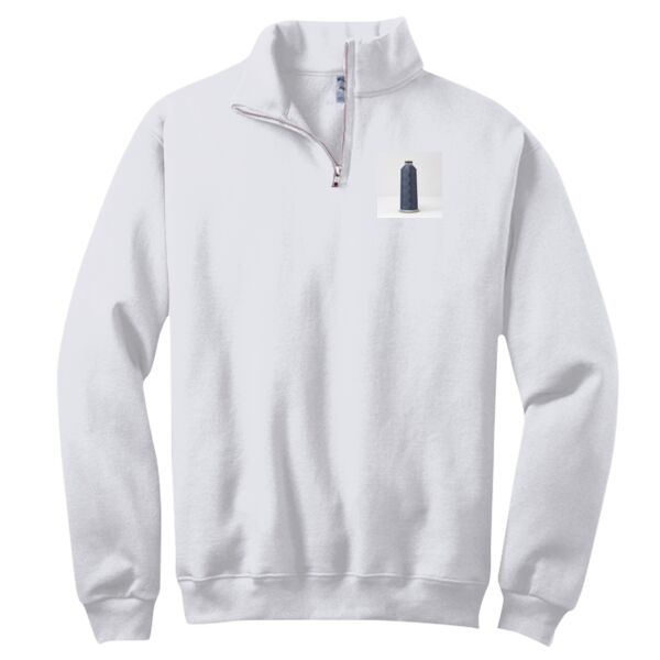 NuBlend ® 1/4 Zip Cadet Collar Sweatshirt Thumbnail