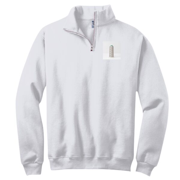 NuBlend ® 1/4 Zip Cadet Collar Sweatshirt Thumbnail