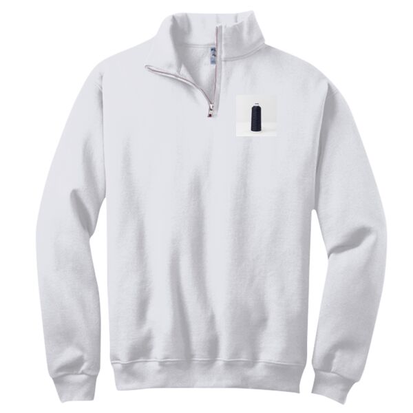 NuBlend ® 1/4 Zip Cadet Collar Sweatshirt Thumbnail