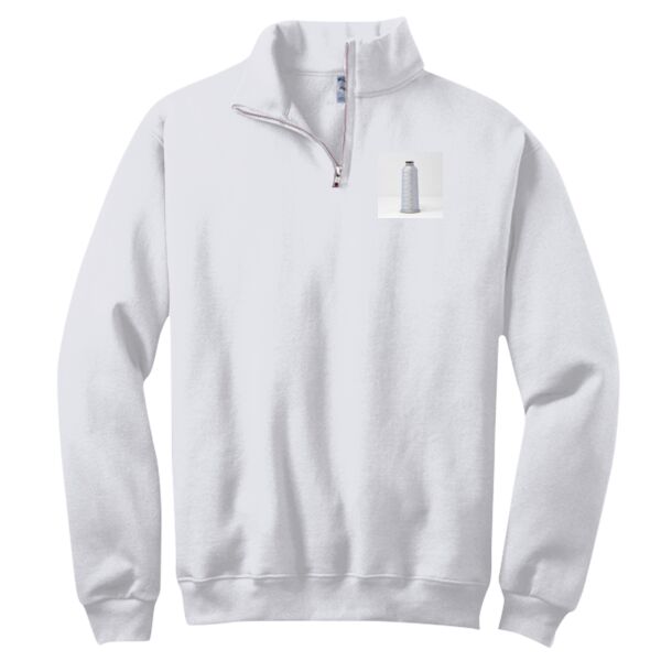 NuBlend ® 1/4 Zip Cadet Collar Sweatshirt Thumbnail
