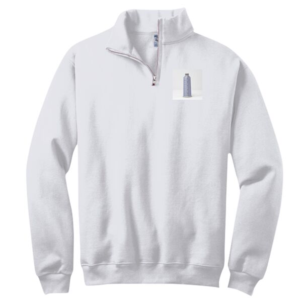 NuBlend ® 1/4 Zip Cadet Collar Sweatshirt Thumbnail