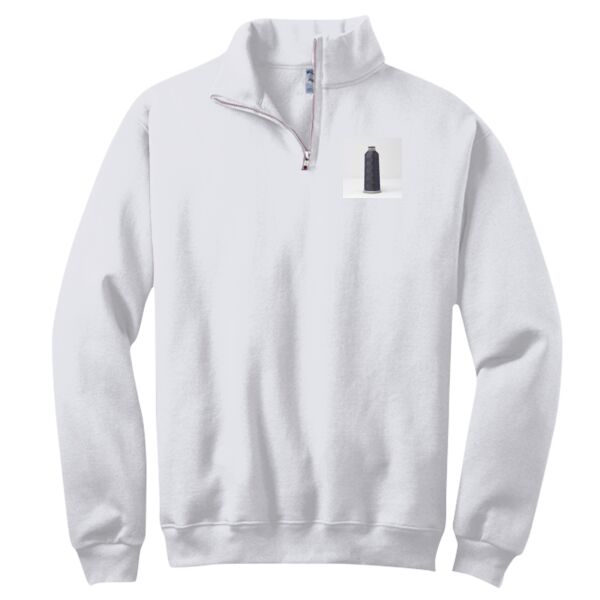 NuBlend ® 1/4 Zip Cadet Collar Sweatshirt Thumbnail