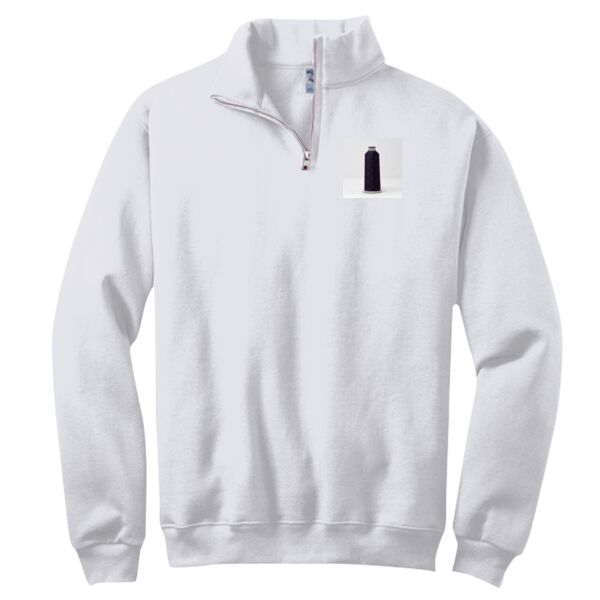 NuBlend ® 1/4 Zip Cadet Collar Sweatshirt Thumbnail