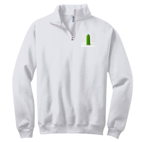 NuBlend ® 1/4 Zip Cadet Collar Sweatshirt Thumbnail