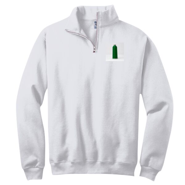 NuBlend ® 1/4 Zip Cadet Collar Sweatshirt Thumbnail