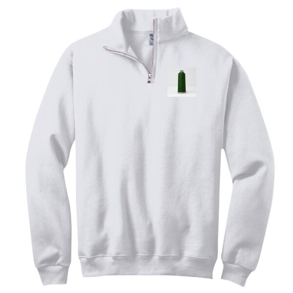 NuBlend ® 1/4 Zip Cadet Collar Sweatshirt Thumbnail