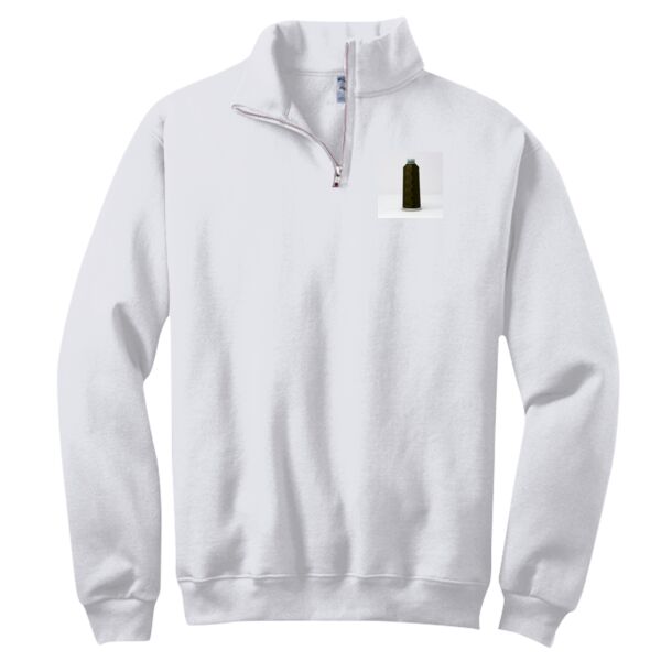 NuBlend ® 1/4 Zip Cadet Collar Sweatshirt Thumbnail