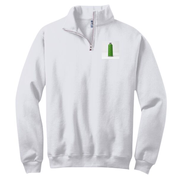 NuBlend ® 1/4 Zip Cadet Collar Sweatshirt Thumbnail