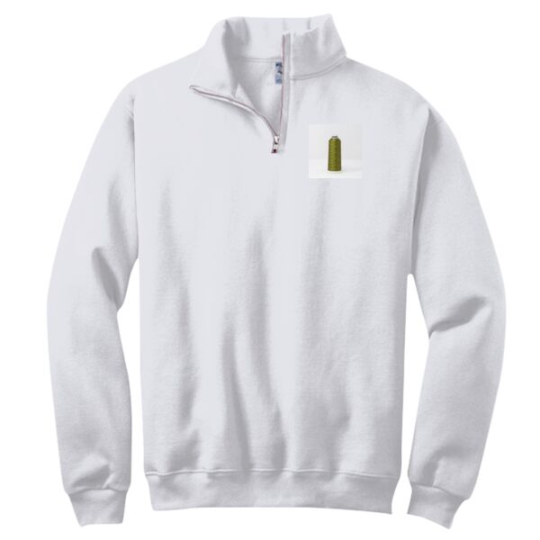 NuBlend ® 1/4 Zip Cadet Collar Sweatshirt Thumbnail