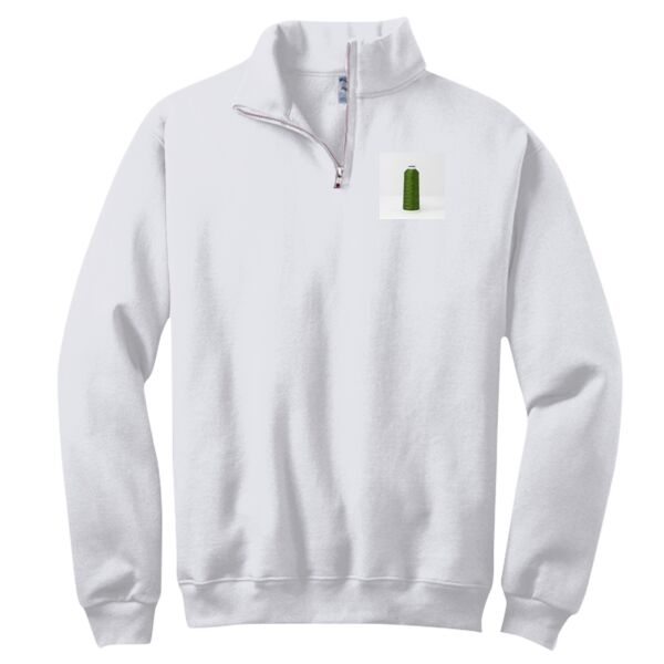 NuBlend ® 1/4 Zip Cadet Collar Sweatshirt Thumbnail