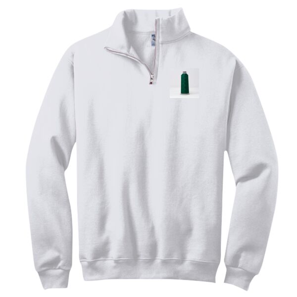 NuBlend ® 1/4 Zip Cadet Collar Sweatshirt Thumbnail