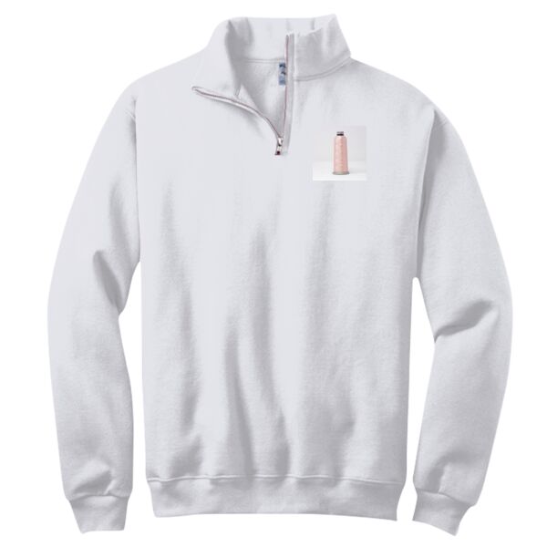 NuBlend ® 1/4 Zip Cadet Collar Sweatshirt Thumbnail
