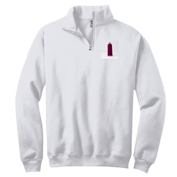 NuBlend ® 1/4 Zip Cadet Collar Sweatshirt Thumbnail