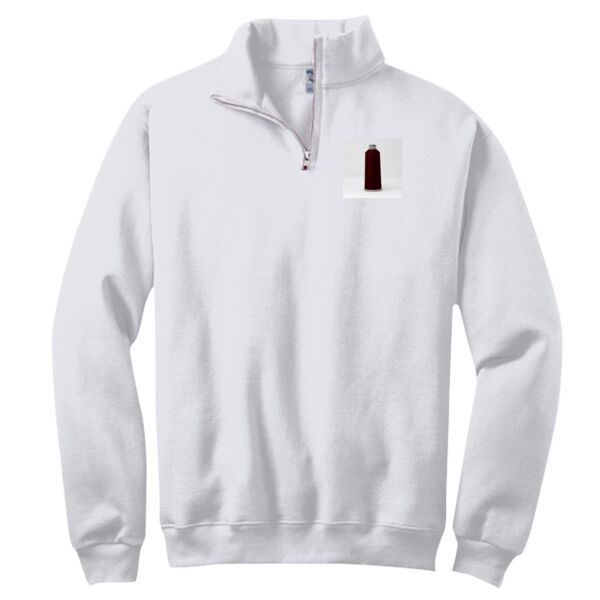 NuBlend ® 1/4 Zip Cadet Collar Sweatshirt Thumbnail