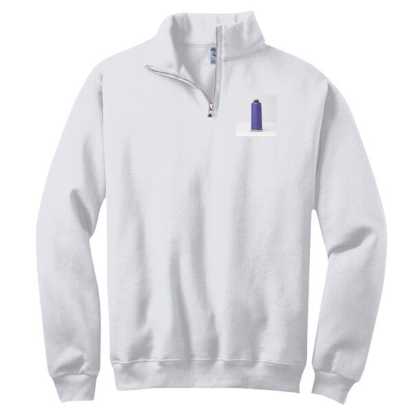 NuBlend ® 1/4 Zip Cadet Collar Sweatshirt Thumbnail