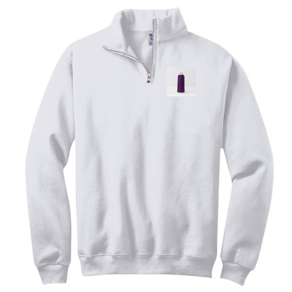 NuBlend ® 1/4 Zip Cadet Collar Sweatshirt Thumbnail