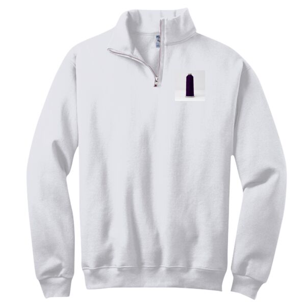 NuBlend ® 1/4 Zip Cadet Collar Sweatshirt Thumbnail