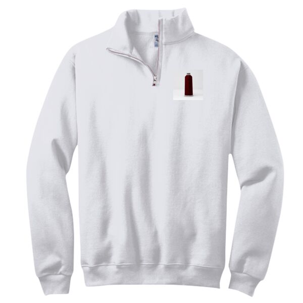 NuBlend ® 1/4 Zip Cadet Collar Sweatshirt Thumbnail