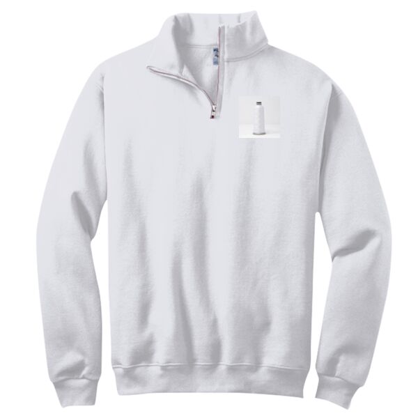 NuBlend ® 1/4 Zip Cadet Collar Sweatshirt Thumbnail