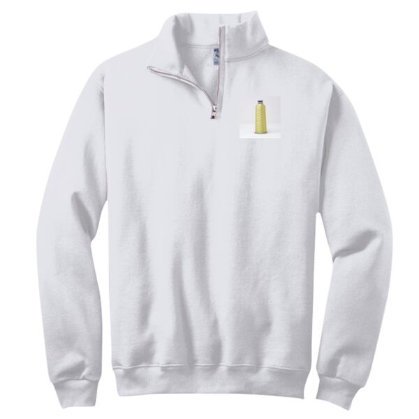 NuBlend ® 1/4 Zip Cadet Collar Sweatshirt Thumbnail