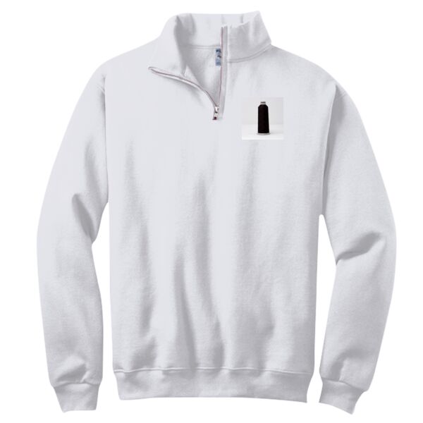 NuBlend ® 1/4 Zip Cadet Collar Sweatshirt Thumbnail